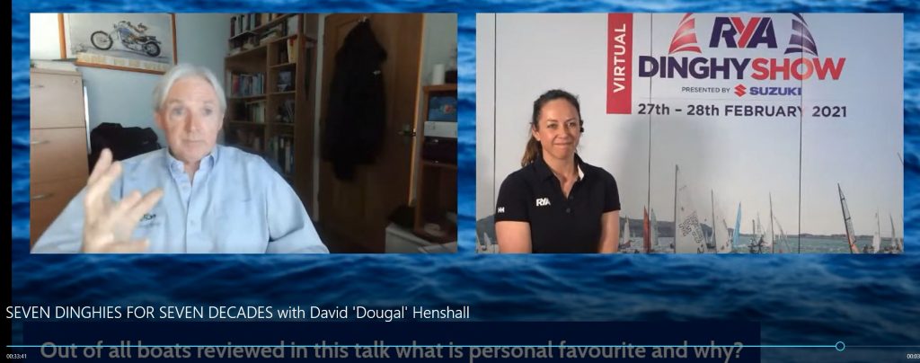 Dougal Henshall talks about the Hadron H2 at the RYA Dinghy Show